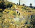Camino a través del paisaje de hierba alta Pierre Auguste Renoir